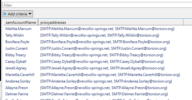 PowerShell – Adding Proxy Addresses by CSV